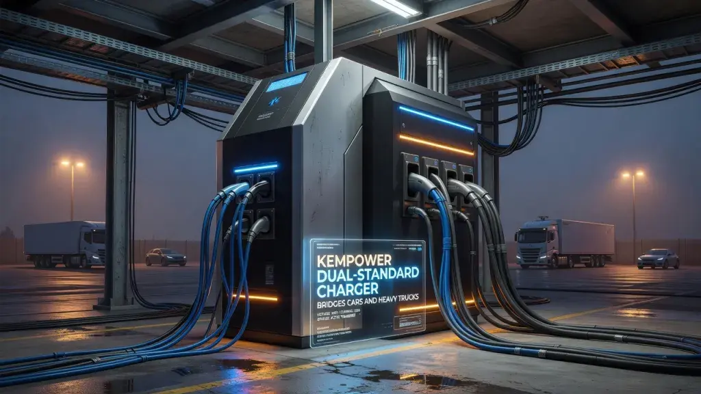Kempower's Dual-Standard Charger Bridges Cars and Heavy Trucks